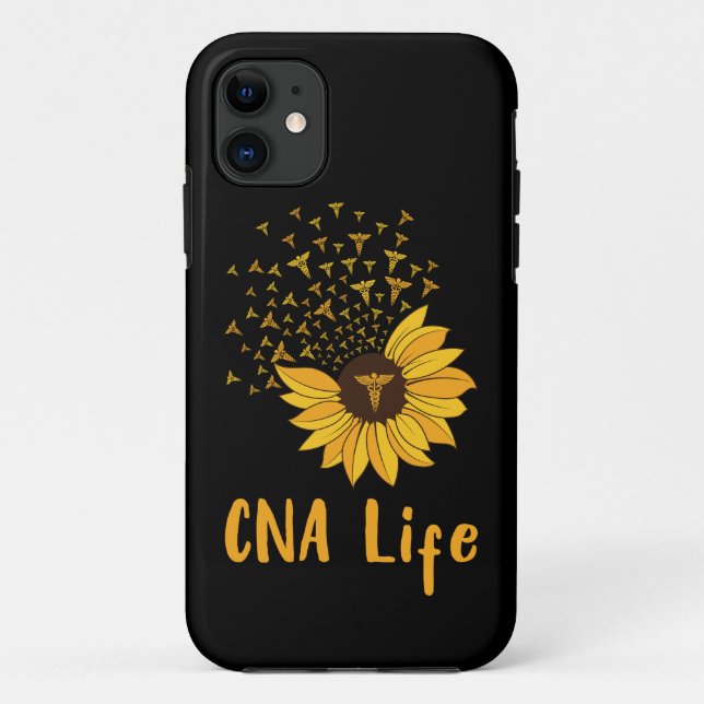 CNA Life Sonnenblume Proud CNA Niedliche Krankensc Case-Mate iPhone Hülle (Rückseite)