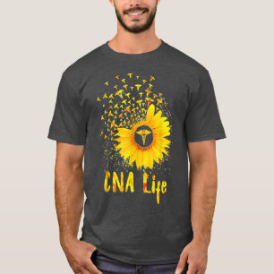 CNA Life Sunflower Niedlich Nurse T-Shirt
