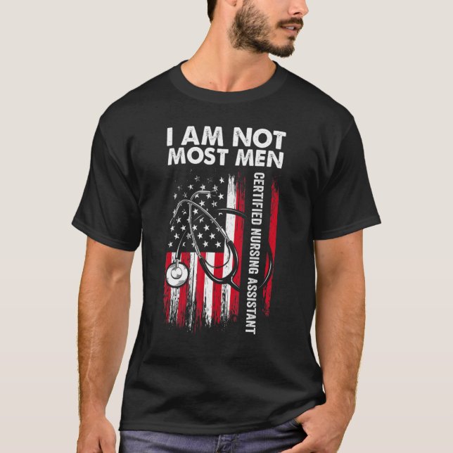 CNA Most Men Certified Nursing Assistant 2 T-Shirt (Vorderseite)