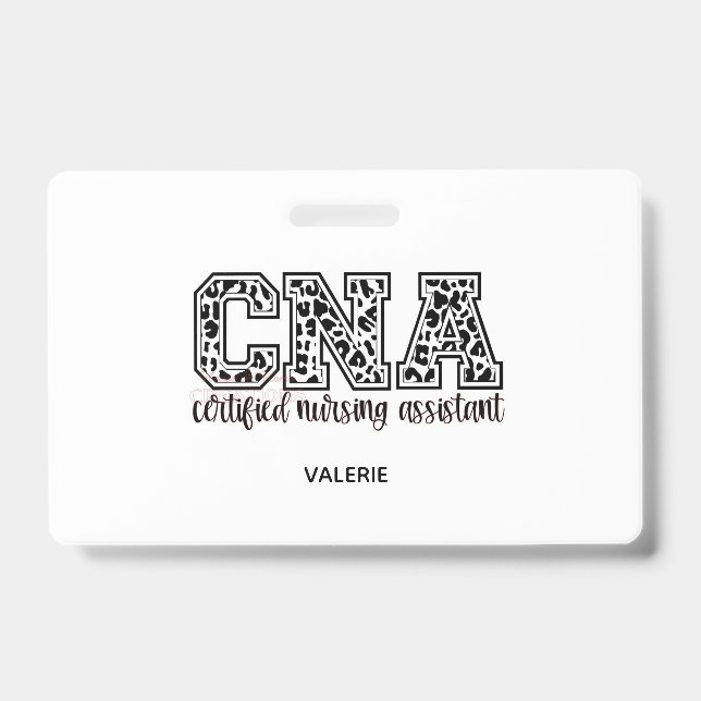 CNA Name Badge Ausweis (Vorderseite)