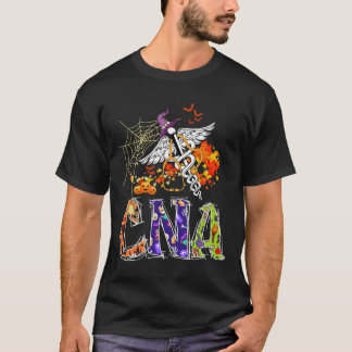 CNA Nurse Halloween medizinisch zertifizierte Kran T-Shirt