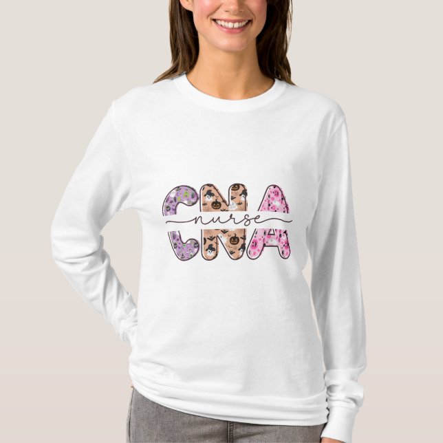 CNA Nurse Long Sleeve T-Shirt (Vorderseite)