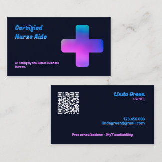 CNA Pflege QR Visitenkarte