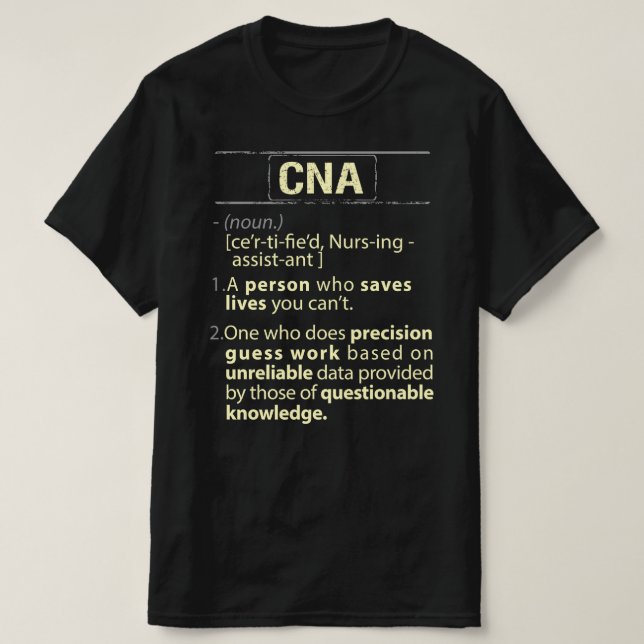 CNA - Real American Definition T-Shirt (Design vorne)