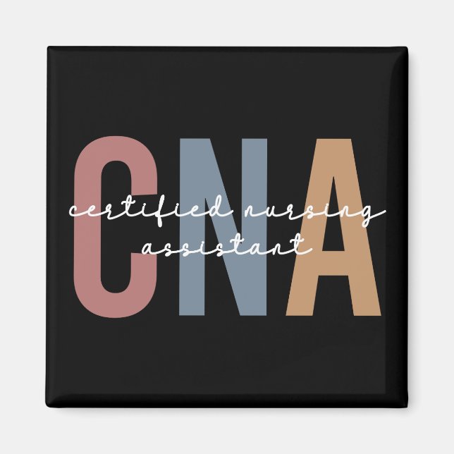 CNA Retro Certified Nursing Assistant Magnet (Vorne)