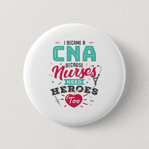 CNA zertifizierte Krankenpflegehelferinnen Button
