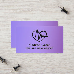 CNA-zertifizierter Krankenpfleger Telefonnummerkarte