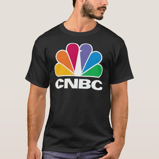 CNBC-Logo - Weiß Essential  T-Shirt (Vorderseite)