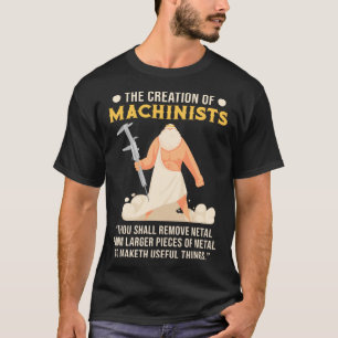 CNC-Bearbeitungsmaschine für CNC-Bediener T-Shirt