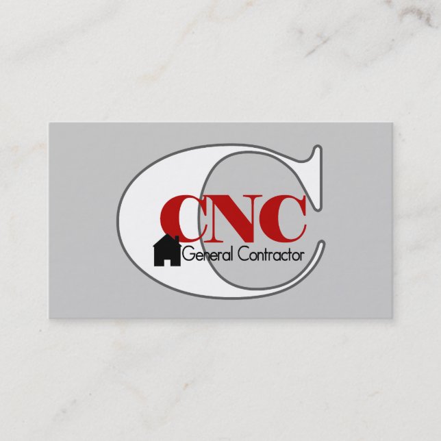 CNC General Contractor Visitenkarte (Vorderseite)