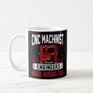 CNC-Maschinen, weil Ingenieure auch Helden brauche Kaffeetasse