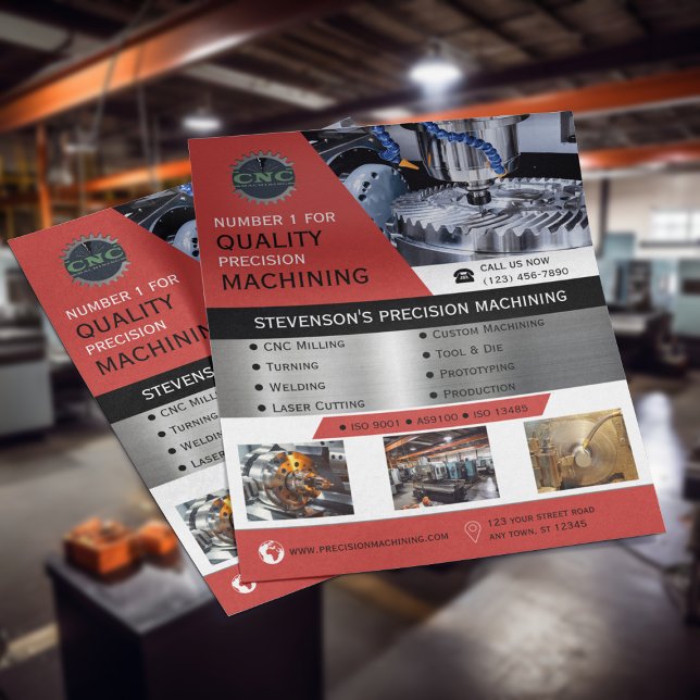 CNC-Maschinenfabrik Red Flyer (Von Creator hochgeladen)