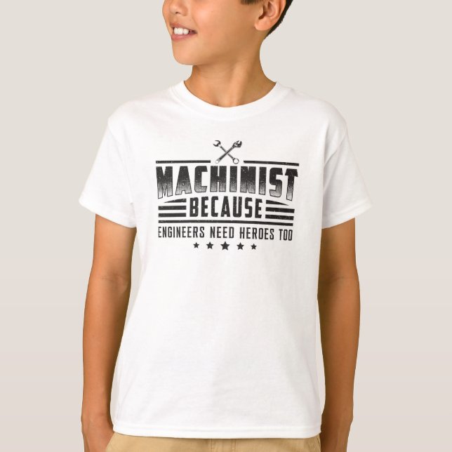 CNC-Maschinerie Machinist Funny Gift Idea T-Shirt (Vorderseite)