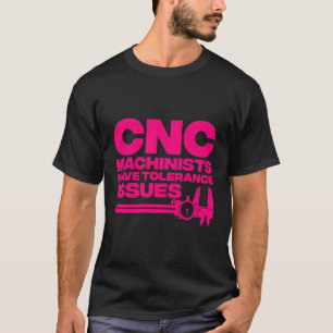 CNC-Operator für Vater-Maschinenbediener T-Shirt