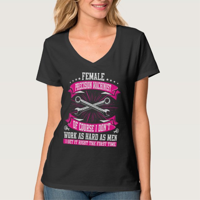 CNC-Präzisionsmaschine T-Shirt (Vorderseite)