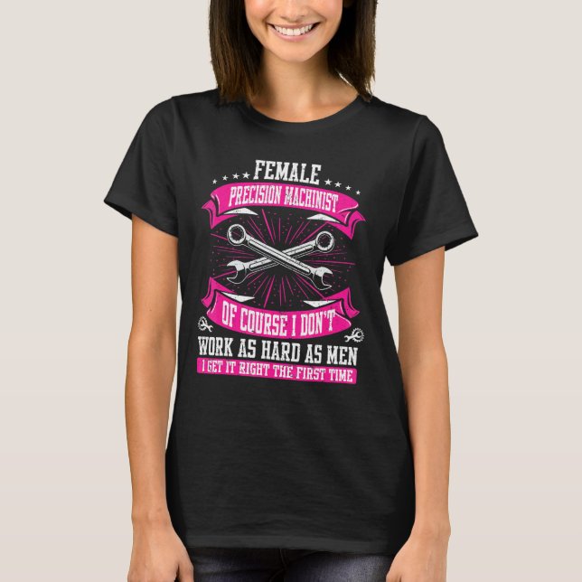 CNC-Präzisionsmaschine T-Shirt (Vorderseite)