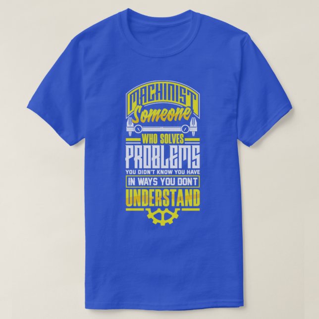CNC-Werkzeugmacher-Werkzeugmaschine T-Shirt (Design vorne)