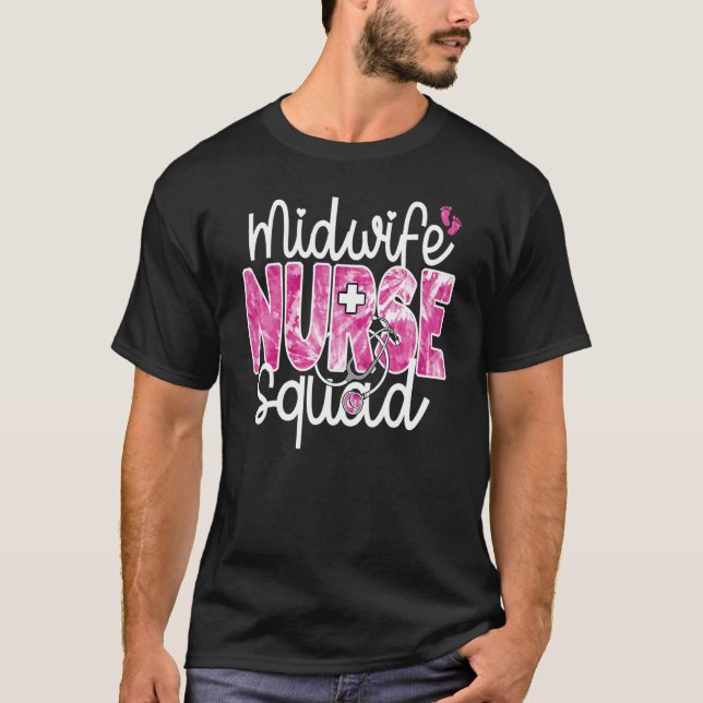 CNM Midwife Nurse Appreciation Postpartum Team Nur T-Shirt (Vorderseite)