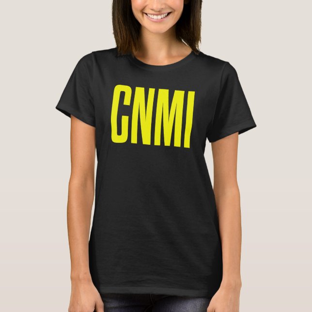CNMI FBI Style Design T-Shirt (Vorderseite)