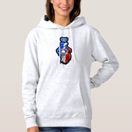 CNMI Finger Heart Black-Out T-Shirt Hoodie