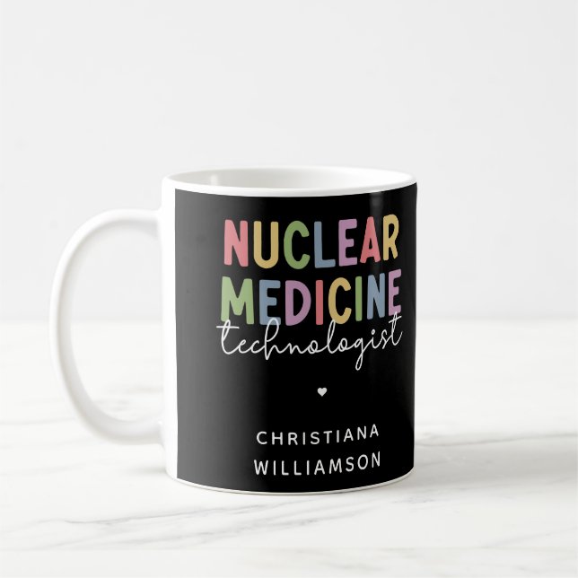 CNMT-Geschenke für den Nuklearen Medizintechniker Kaffeetasse (Links)