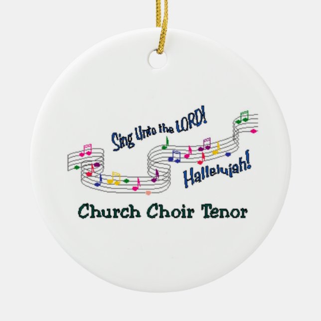 Cnotes Church Choir Tenor Keramikornament (Vorne)