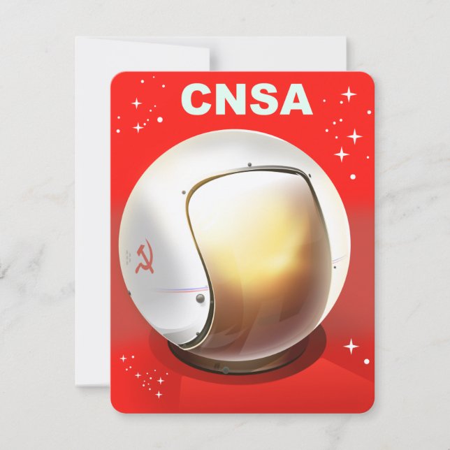 CNSA China Weltraumkunst. (Vorderseite)