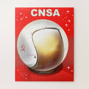 CNSA China Weltraumkunst. Puzzle