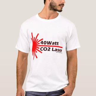 CO2 40Watt Laser-Abnutzung! T-Shirt