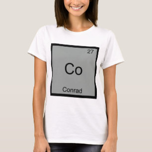 Co - Conrad Lustiges Chemie-Element-Symbol T-Shirt