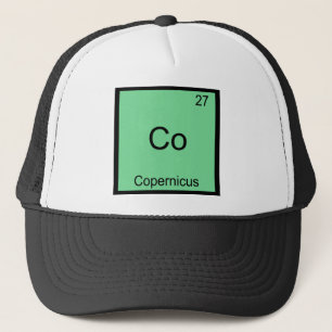 Co - Copernicus Lustiges Chemie-Element-Symbol T-S Truckerkappe