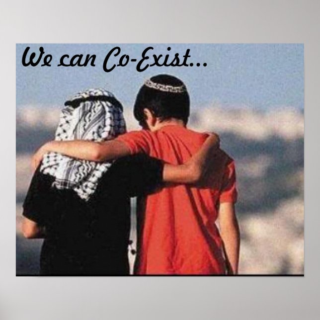 Co-Exist-Plakat Poster (Vorne)