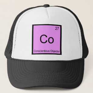 Co - Gewissenhaftes T-Shirt der Objector Chemistry Truckerkappe