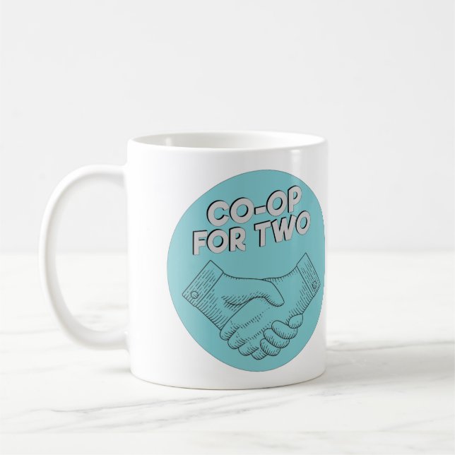 Co-op für Two Logo 11oz Classic Tasse (Links)