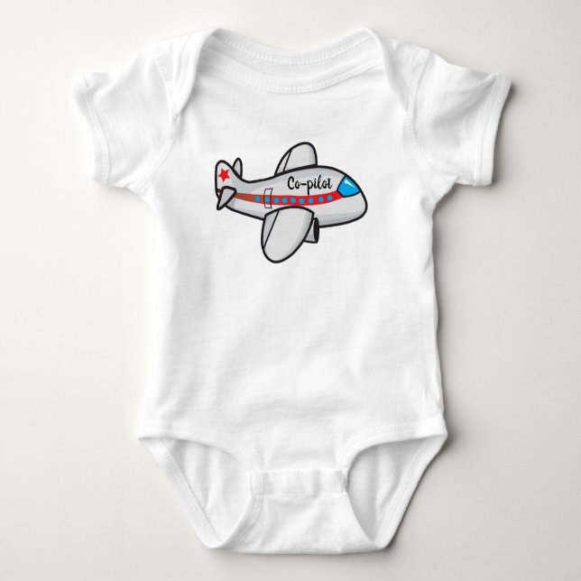 Co-Pilot clothes for kids Baby Strampler (Vorderseite)
