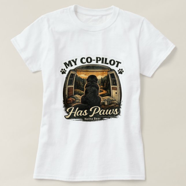 Co-Pilot Newfie T-Shirt (Design vorne)