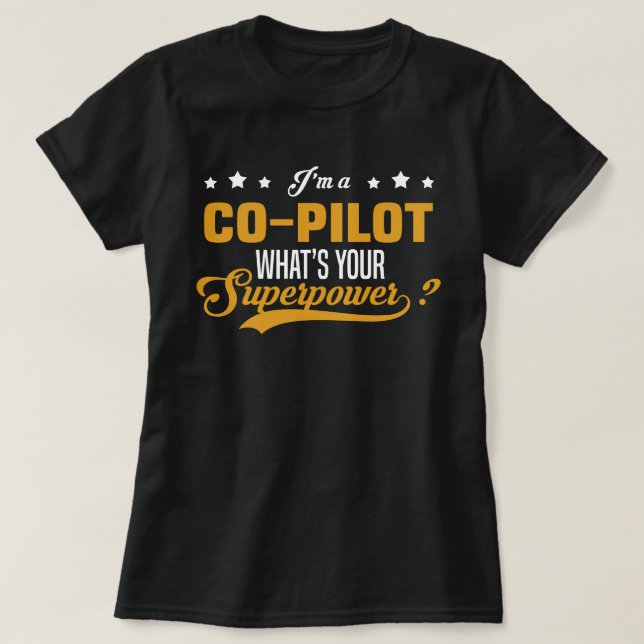 Co-Pilot T-Shirt (Design vorne)