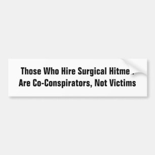 Co-Verschwörer, nicht Opfer Autoaufkleber