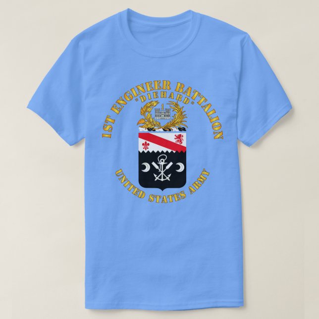 COA 1. Engineer Battalion Diehard T-Shirt (Design vorne)