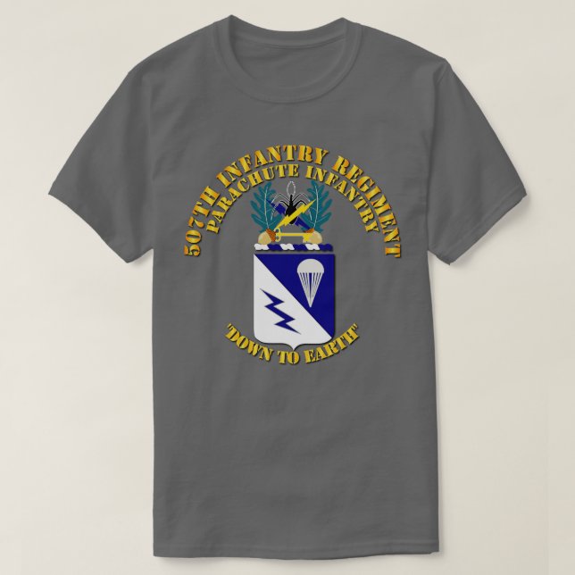 COA 507. Infanterie-Regiment T-Shirt (Design vorne)