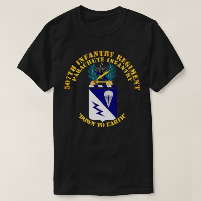 COA 507. Infanterie-Regiment T-Shirt (Design vorne)