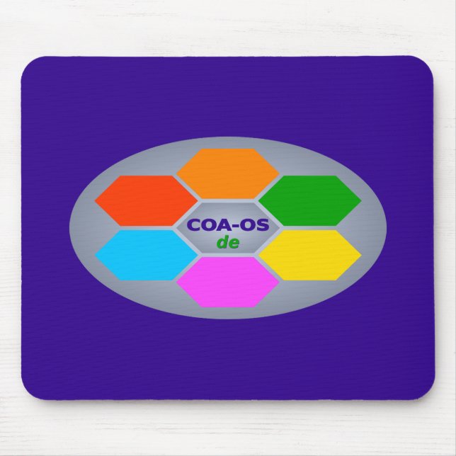 COA-OSde desktop ergonomic Mousepad (Vorne)