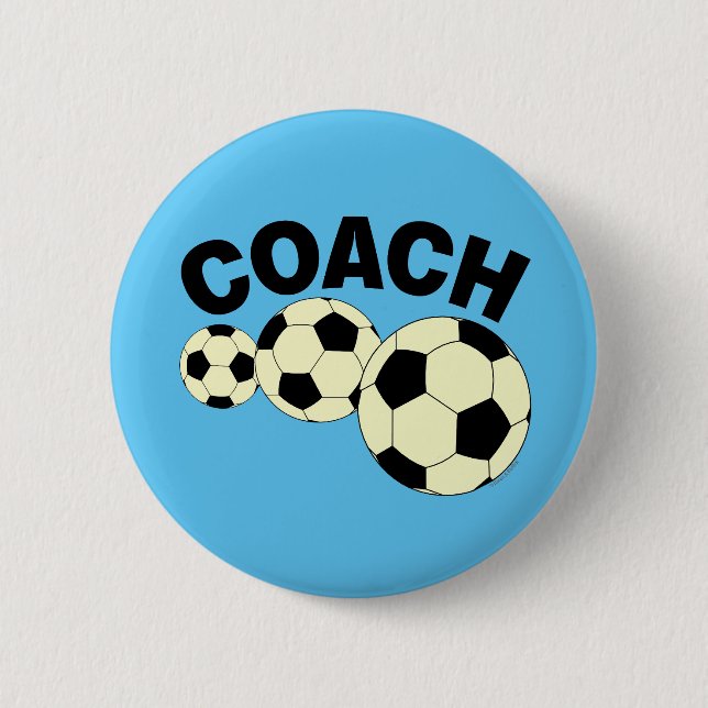 Coach 3 Soccer Balls Button (Vorderseite)