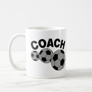 Coach 3 Soccer Balls Kaffeetasse