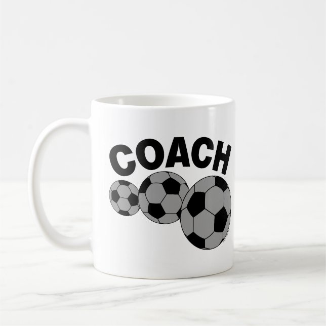 Coach 3 Soccer Balls Kaffeetasse (Links)