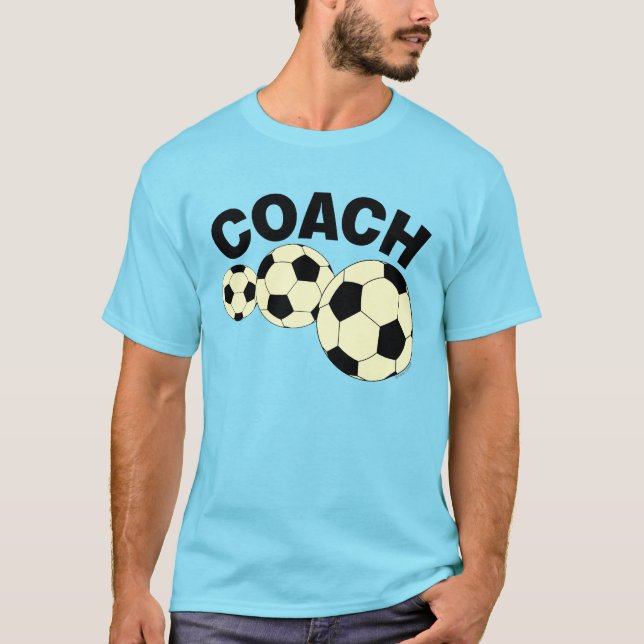 Coach 3 Soccer Balls T-Shirt (Vorderseite)