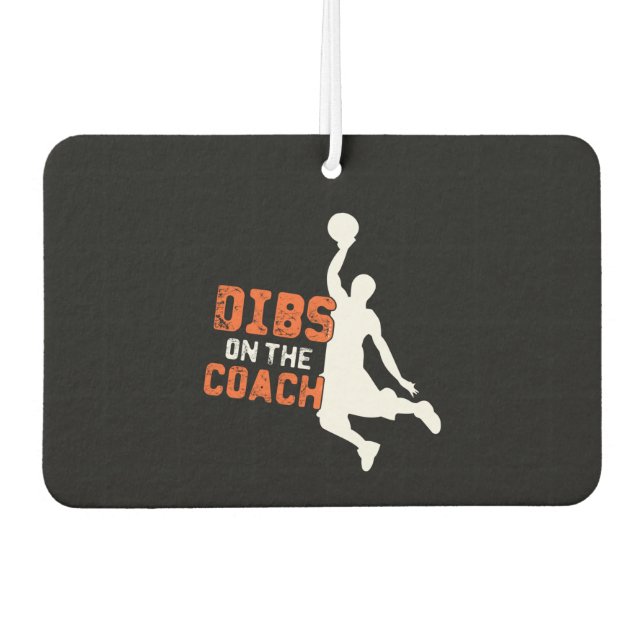 Coach Basketball Autolufterfrischer (Vorderseite)