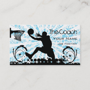 Coach Basketball Visitenkarte