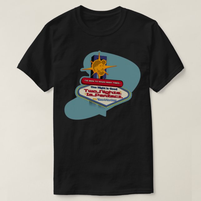 Coach Beard auf Vegas T-Shirt (Design vorne)