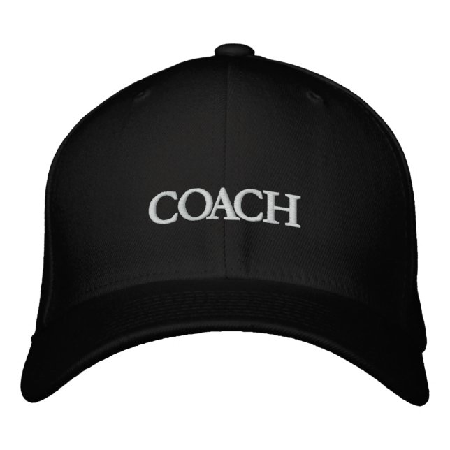 COACH BESTICKTE KAPPE (Vorderseite)